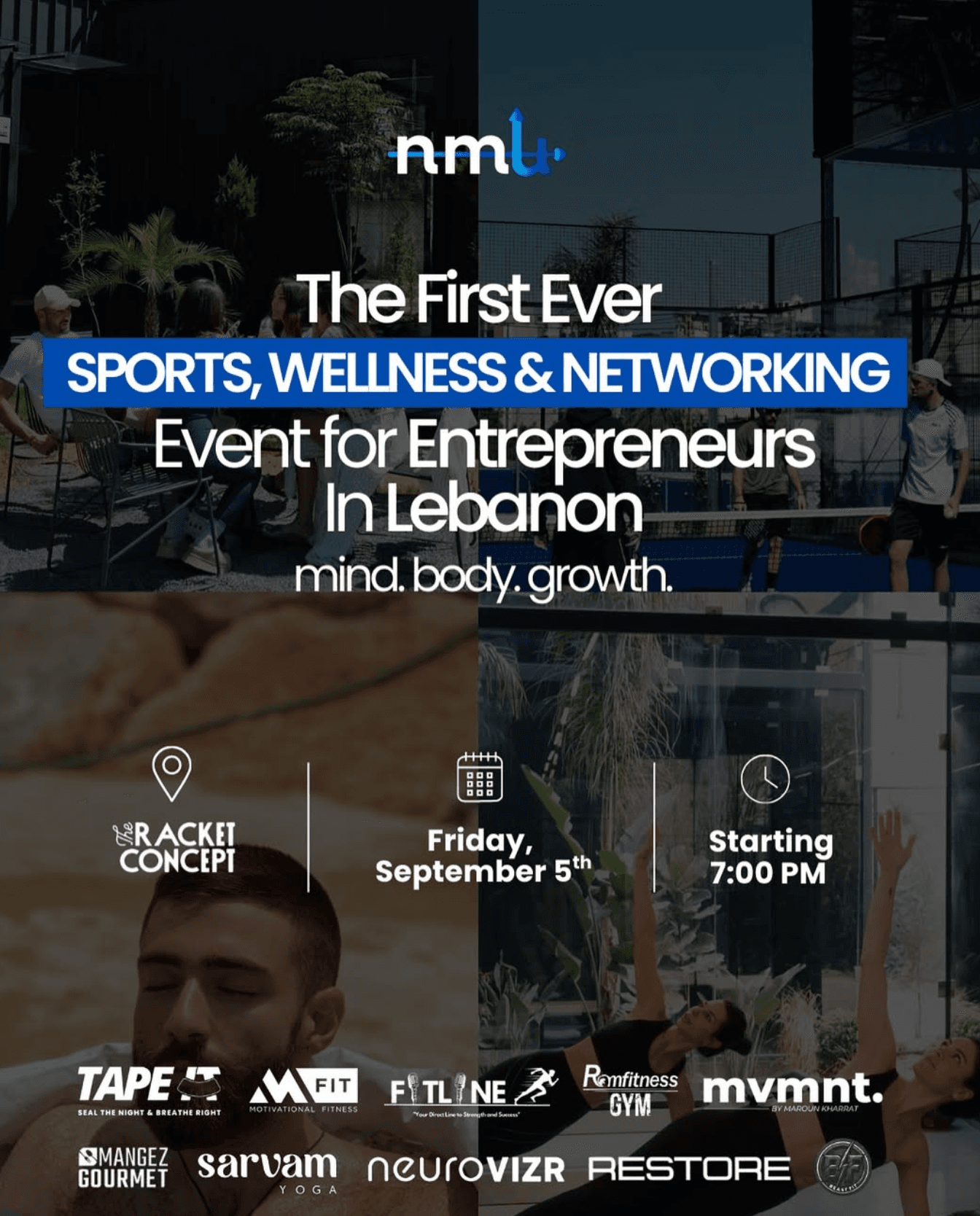 NextMeetup Sports Event Brochure